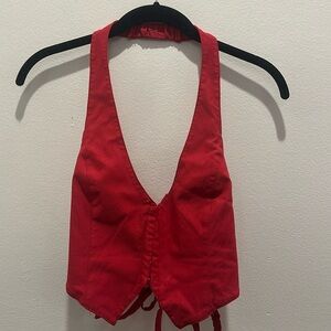 Garage going out crop top